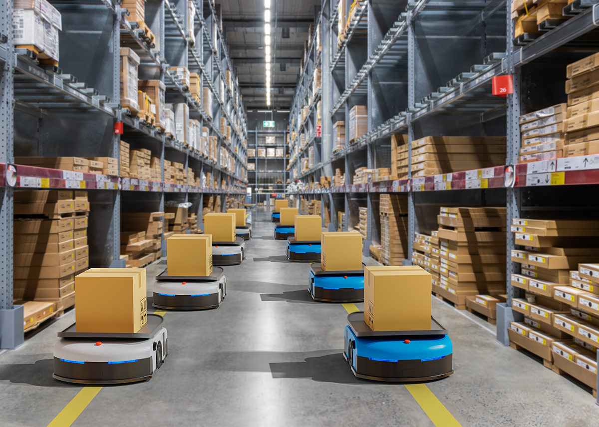 Autonomous warehouse logistics