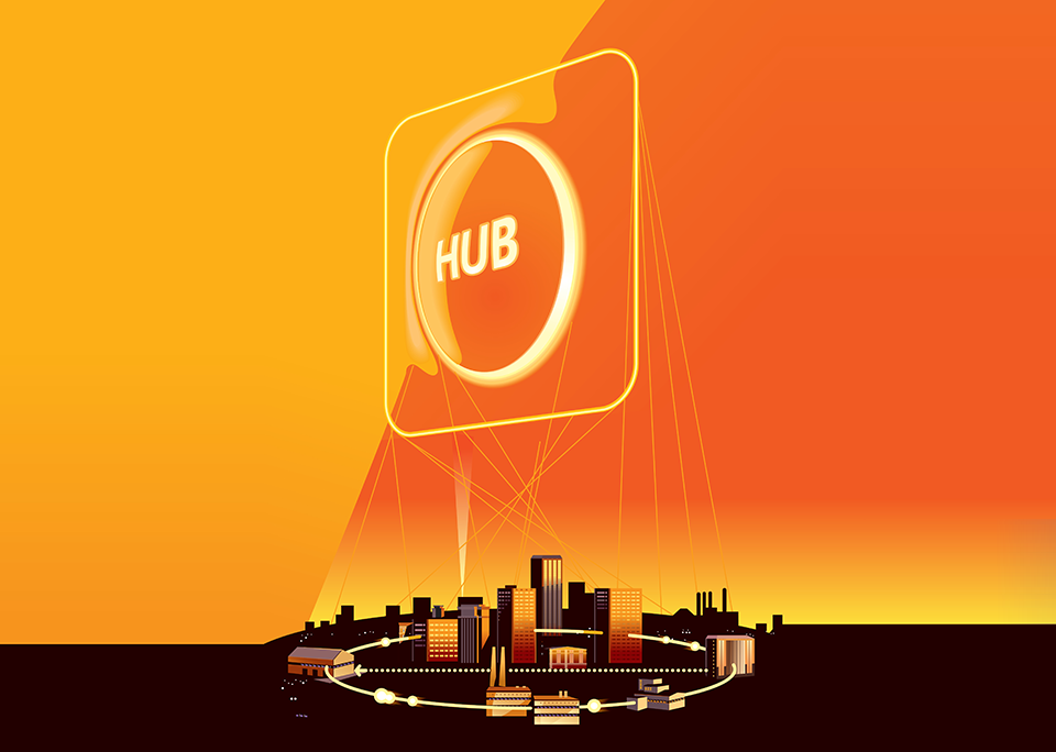 Local decentralized hubs
