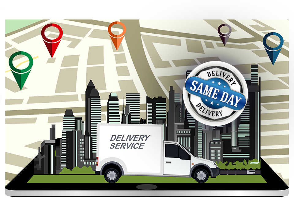 Same Day Delivery (SDD) - Bild: @shutterstock | Tetiana Yurchenko,ewart-graphics