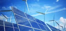 2020 年の風力と太陽エネルギーの開発
