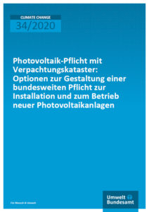 Photovoltaik-Pflicht mit Verpachtungskataster - Bundesumweltamt PDF Download