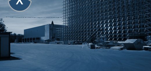 Construction of a high-bay warehouse - Image: Xpert.Digital - NiWe|Shutterstock.com