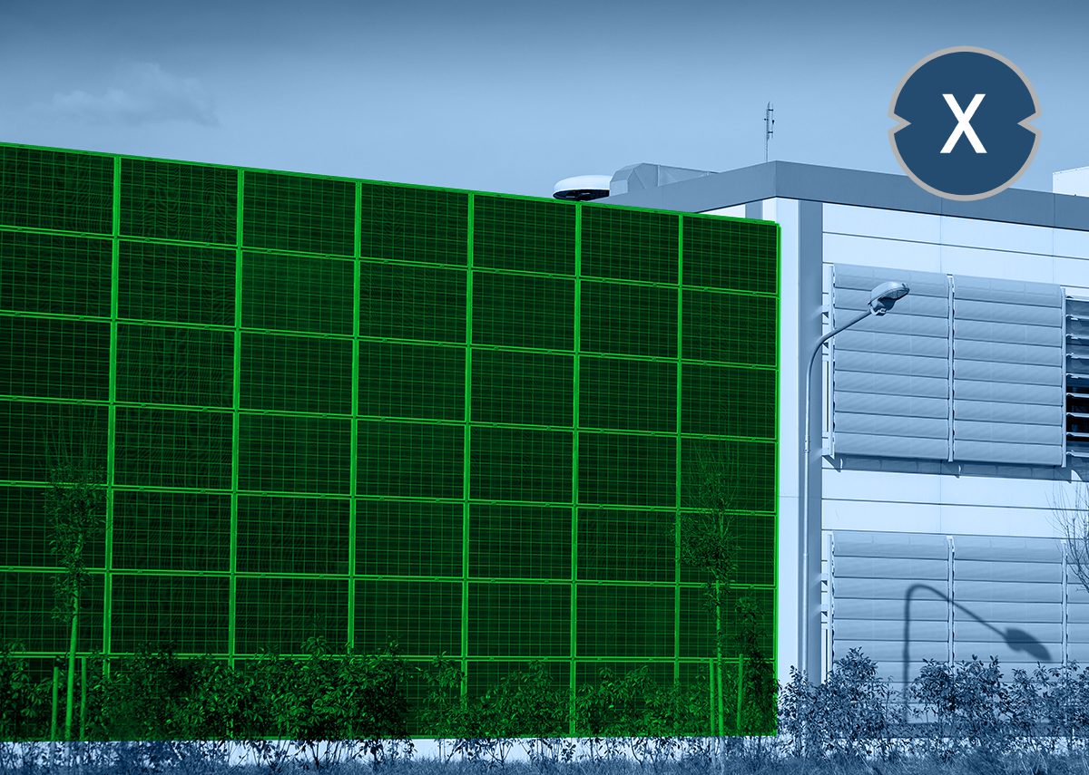 Solarfassade - Solar-Fassaden-Lösung für PV-Module und Montagesysteme - Bild: Xpert.Digital - marco mayer|Shutterstock.com