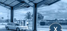 Solarcarport als Solartankstelle - Bild: Xpert.Digital & Rudmer Zwerver|Shutterstock.com