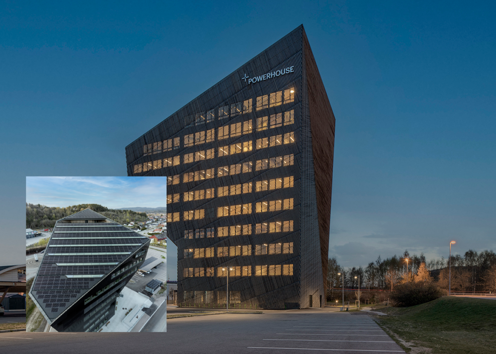 CO2-neutrales Gebäude "Powerhouse Telemark"
