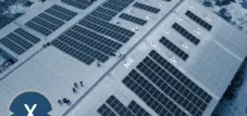企業向け平屋根太陽光発電システム