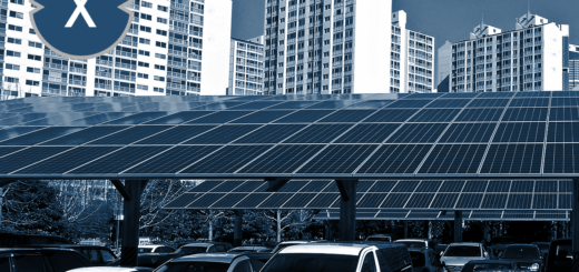 Solární přístřešek pro auto a solární závazek/povinnost solárního přístřešku
