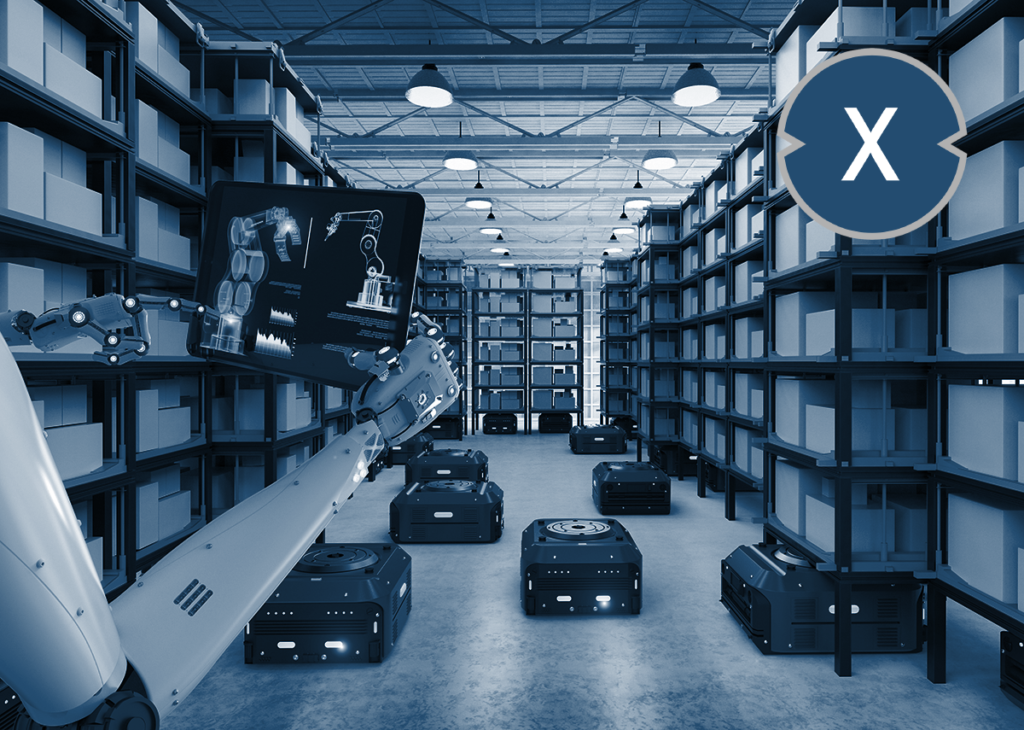 Smart Storage: Warehouse Robots - logistics robots in the factory or warehouse