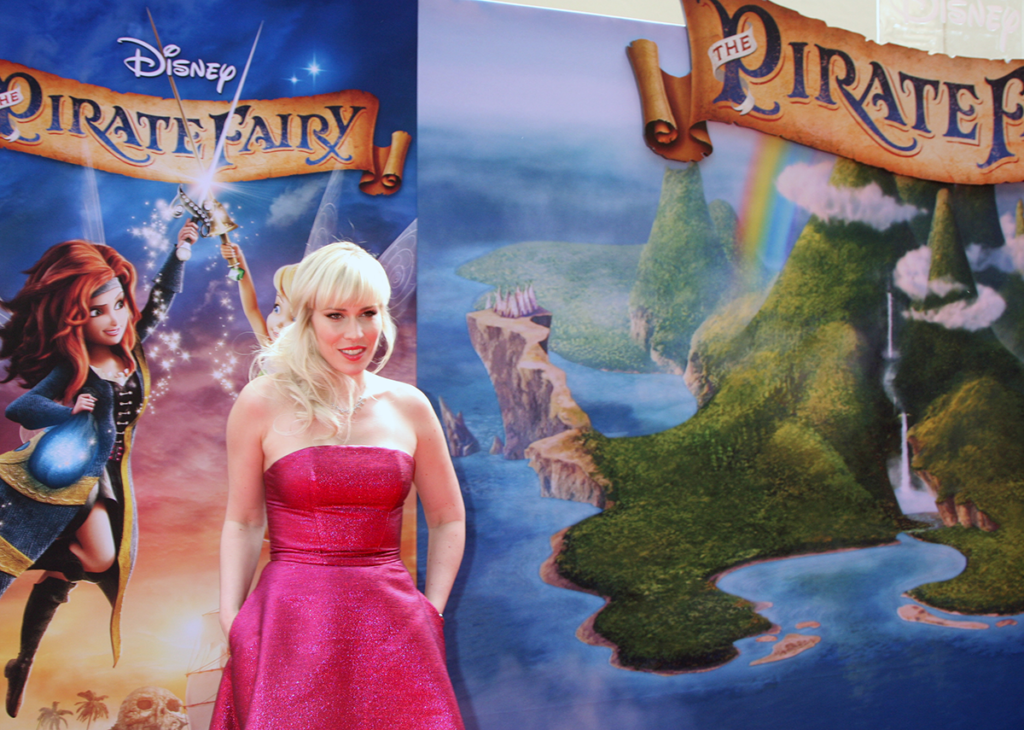 Natasha Bedingfield na premiéře filmu Pirate Fairy ve Walt Disney Studios
