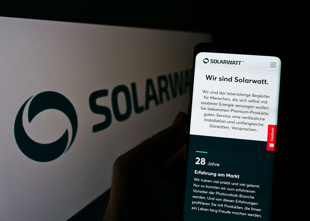 Solarwatt, German manufacturer and supplier of photovoltaic systems