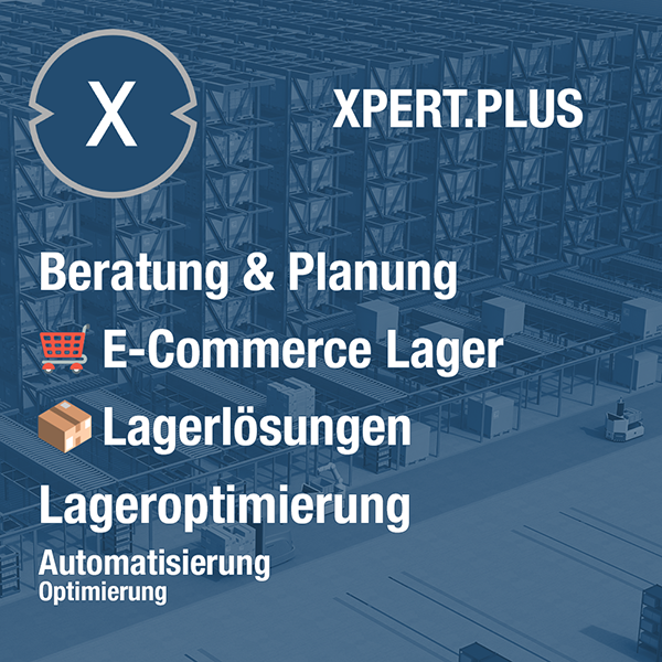 Optimización de almacenes Xpert.Plus: consultoría y planificación de soluciones de almacenamiento y almacenes de comercio electrónico
