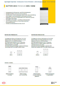 BYD BATTERY-BOX PREMIUM HVS / HVM data sheet