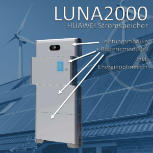 Accumulo di energia LUNA2000 - modulo di alimentazione e modulo/i batteria incluso ottimizzatore di energia
