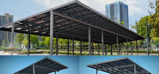 Solarvordach / Solar Canopy: Solarüberdachter Parkplatz