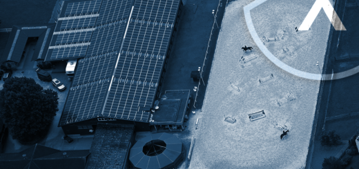 乗馬場への太陽光発電システムの設置