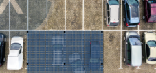 Parkplatz Parksolar: Smart Solar Park Konzept für Einparken, Aus- und Einstieg | Solarcarport Strategie