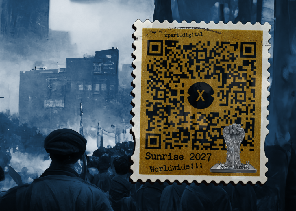 Matrix code as a postage stamp - Matric code worldwide introduction in 2027