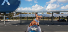Les places de parking solaires comme source durable de production d&#39;énergie