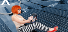 Cochera solar o estacionamiento fotovoltaico en Sarre