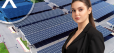 Empresa constructora ofrece marquesinas solares para plazas de aparcamiento de empleados