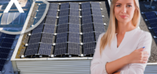 Se busca construir una nave solar en Baviera: estructura solar de tejado plano con soporte fotovoltaico