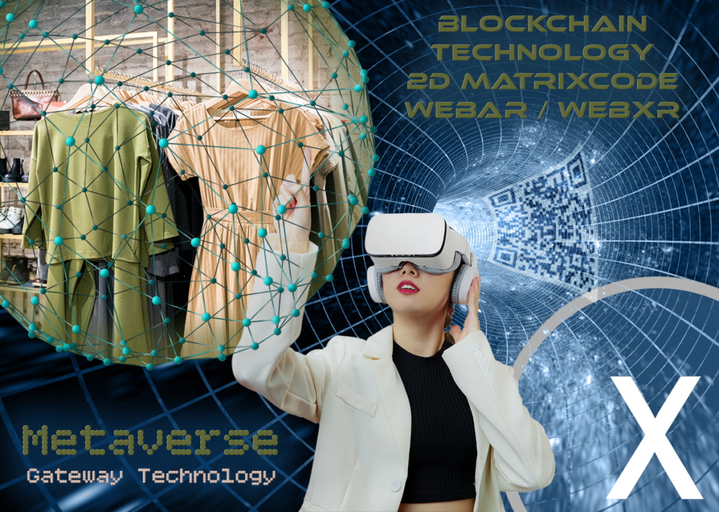 XR (Realidad extendida) y Metaverse Gateway Technologies 2024: código matricial 2D, WebAR o WebXR y tecnología blockchain: uso para V-Commerce