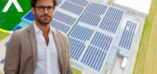 Allmendingen Solar &amp; Construction Company - Solární střešní budova, kancelář, skladová hala s tepelným čerpadlem a klimatizací