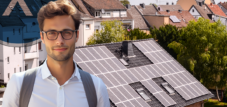 Dinkelscherben 太陽光発電会社および太陽光発電建物およびヒートポンプなどを備えたホールの屋根太陽光発電の建設会社
