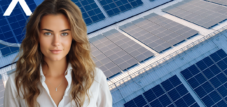 Bau & Solar Firma für Ehingen: Solar Dach Gebäude, Büro, Lager Halle mit Wärmepumpe und Klimaanlage
