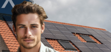 シュマルゲンドルフ太陽光発電、太陽光発電、ヒートポンプと空調を備えた屋上太陽光発電、ホールと建物の建設会社