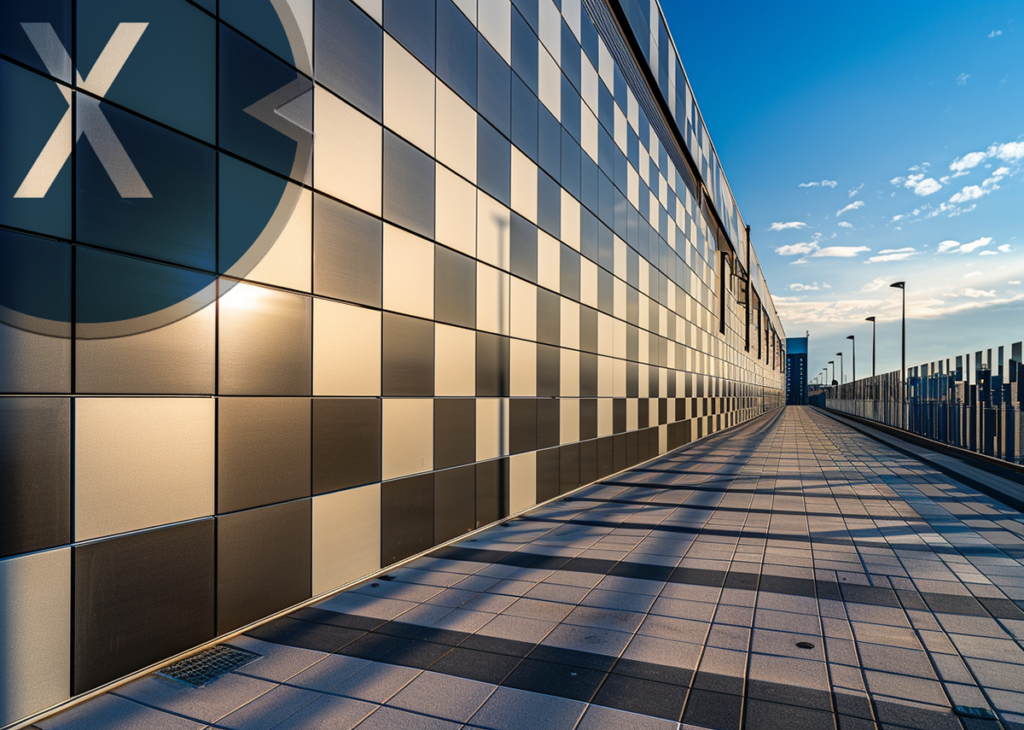 Efficiency and aesthetics: Solar panels as solar facades on modern commercial buildings