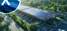 Pour la ville et la campagne : la plus large gamme de solutions pour la couverture solaire des surfaces en asphalte - abris de voiture solaires et terrasses solaires