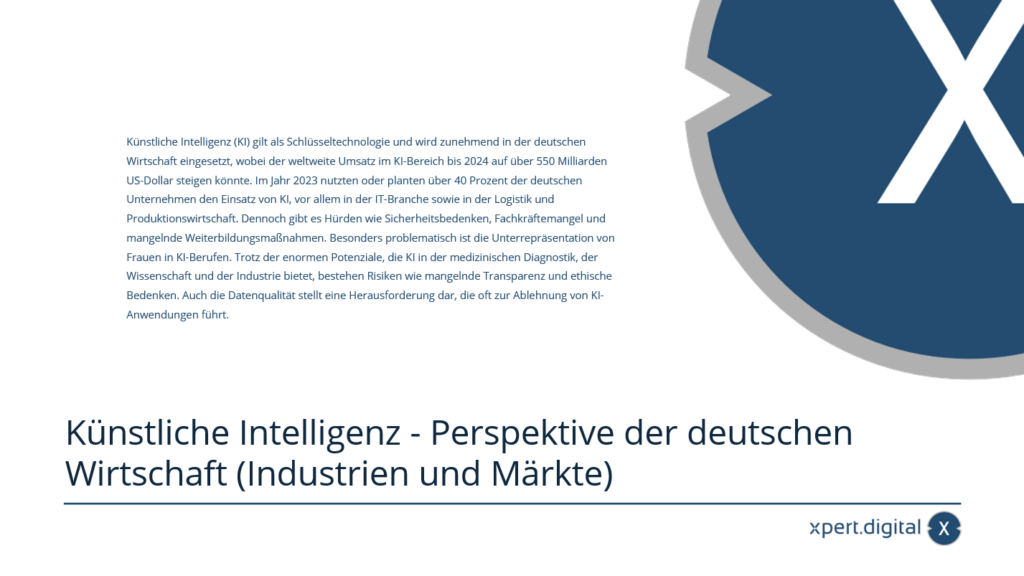 Artificial intelligence - perspective of the German economy (industries and markets)