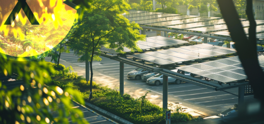 Techado de plazas de aparcamiento solares/fotovoltaicas: integración de plazas de aparcamiento fotovoltaicas cubiertas: el mismo sistema que las cocheras solares