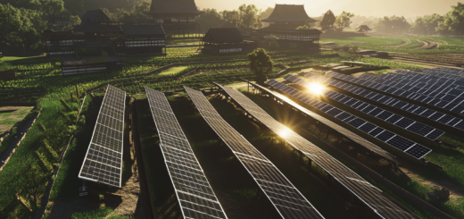 Estado y desarrollo de los sistemas fotovoltaicos en Japón. Especialmente en el ámbito de parques solares, plazas de aparcamiento solares y sistemas de tejados fotovoltaicos.